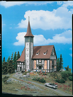 Vollmer 43768 HO Scale Altbach Half-Timber Church Kit