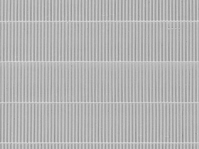 Vollmer 46027 HO Scale Textured Styrene Sheet -- Corrugated Iron