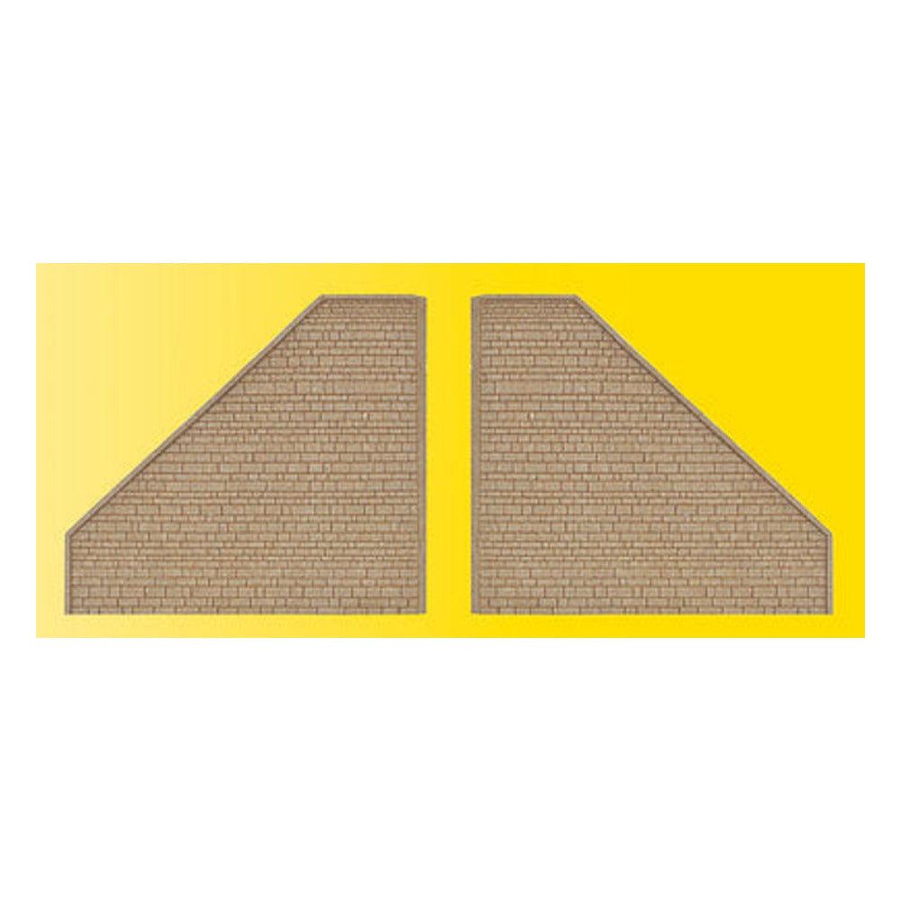 Vollmer 48101 HO Scale Wing Walls -- For Single Track Tunnel Portal 770-48100