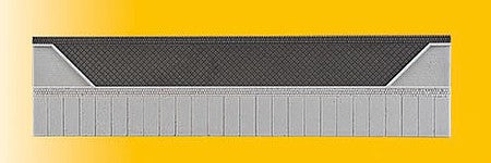 Vollmer 48251 HO Scale Street Curb w/3 Inset Parking Spaces - Stone Art -- 10-3/4 x 2-5/8 x 1/16" 27.3 x 6.6 x .2cm