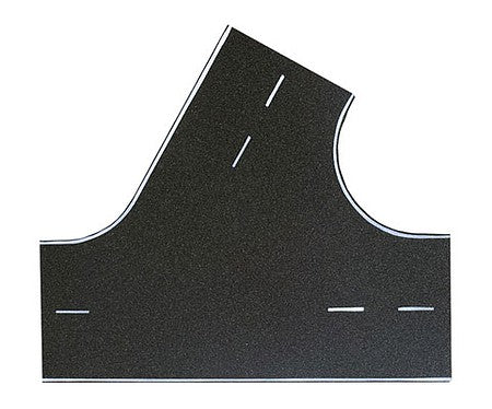 Vollmer 48262 HO Scale Weathered Asphalt Street 60-Degree Intersection