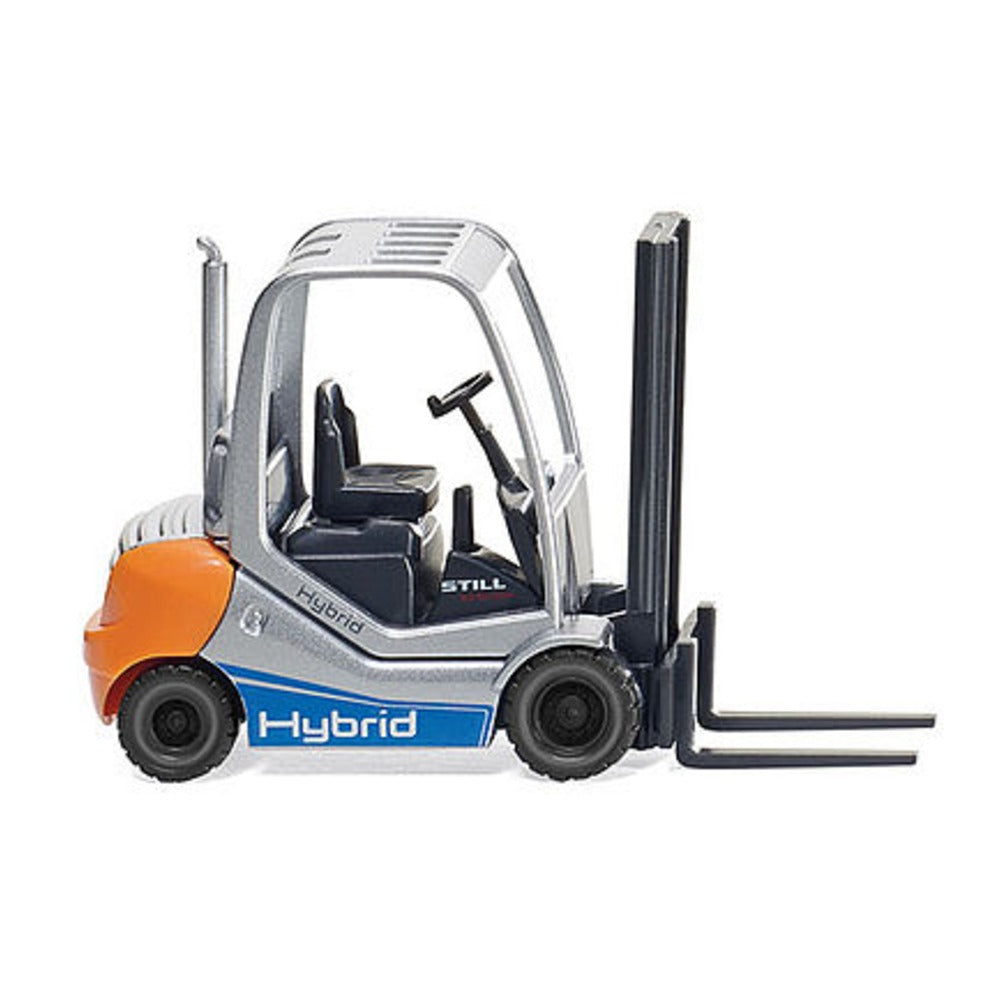 Wiking 66339 HO Scale Still RX 70-30 Hybrid Forklift - Assembled -- Still (silver, yellow, blue)