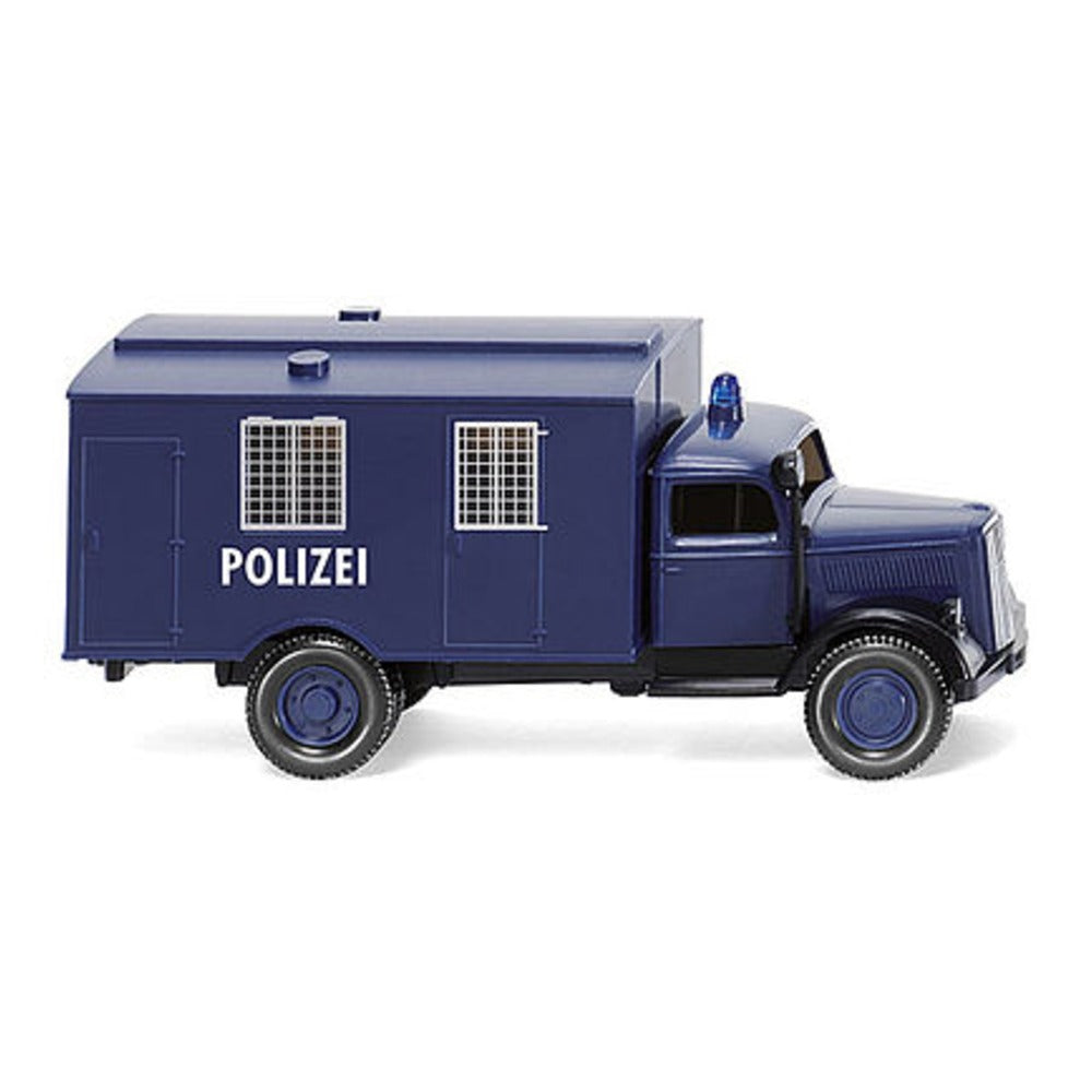 Wiking 86435 HO Scale Opel Blitz Police Trnsprt
