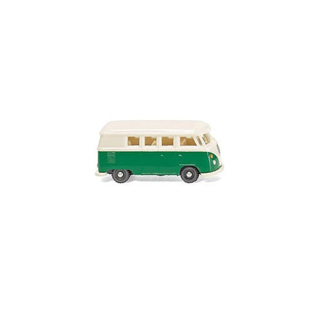 Wiking 93204 N Scale 1963-1967 Volkswagen T1 Passenger Van - Assembled -- Green, White