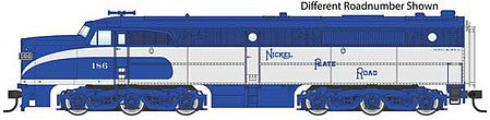 Walthers Mainline 10095 HO Scale Alco PA - Standard DC -- Nickel Plate Road #181 (blue, silver-gray)