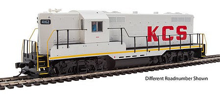 Walthers Mainline 10467 HO Scale EMD GP9 Phase II with High Hood - Standard DC -- Kansas City Southern #4165
