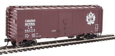 Walthers Mainline 1334 HO Scale 40' Association of American Railroads 1944 Boxcar - Ready to Run -- Canadian National #482715 ("CNR Serves All Canada" Graphic)