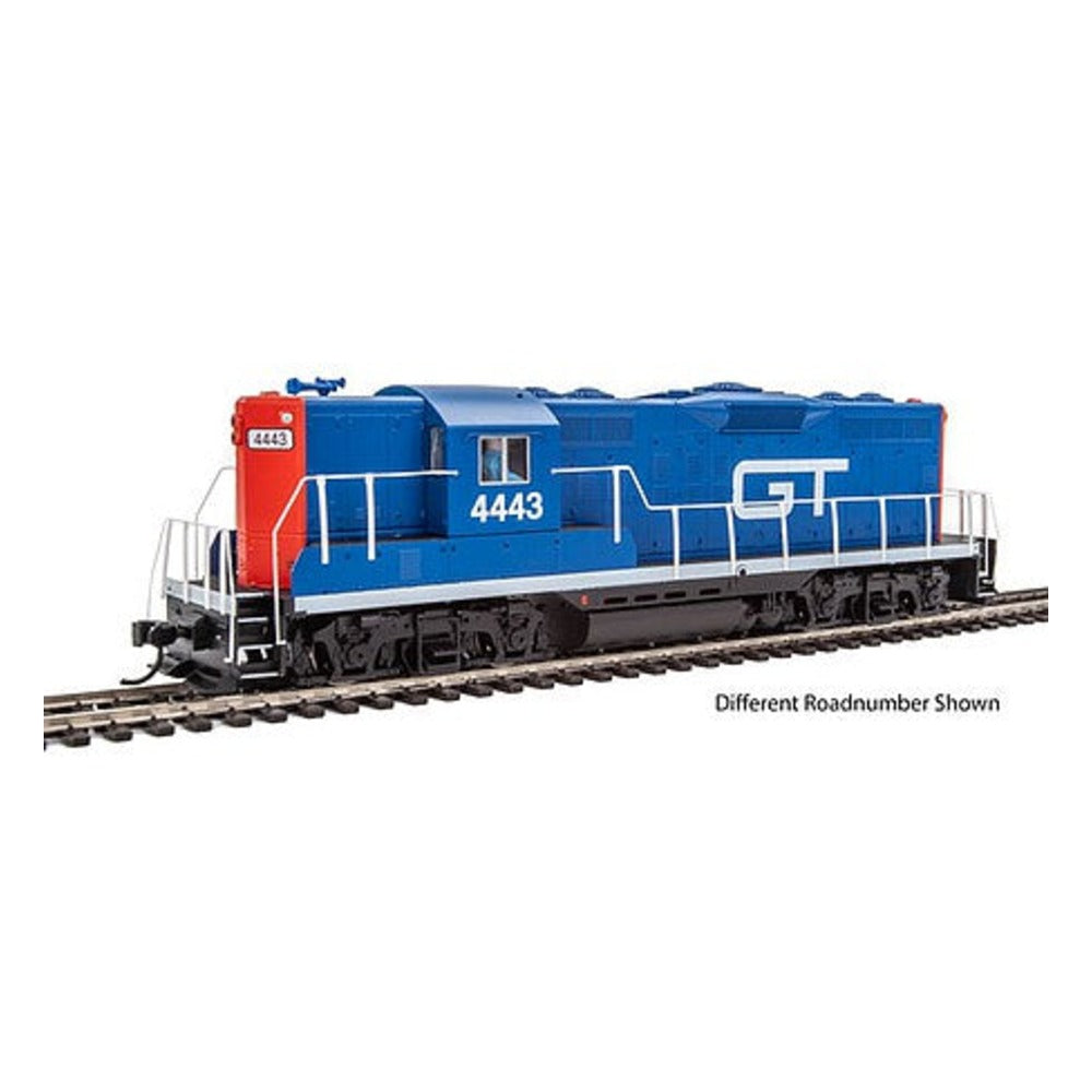 Walthers Mainline 910-20466 HO Scale EMD GP9 Phase II with High Hood - ESU(R) Sound and DCC -- Grand Trunk Western #4448