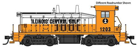 Walthers Mainline 910-20659 HO Scale EMD SW7 - ESU Sound & DCC -- Illinois Central Gulf #1218 (orange, white)