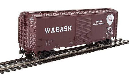 Walthers Mainline 2267 HO Scale 40' ACF Welded Boxcar w/8' Youngstown Door - Ready to Run -- Wabash #90293