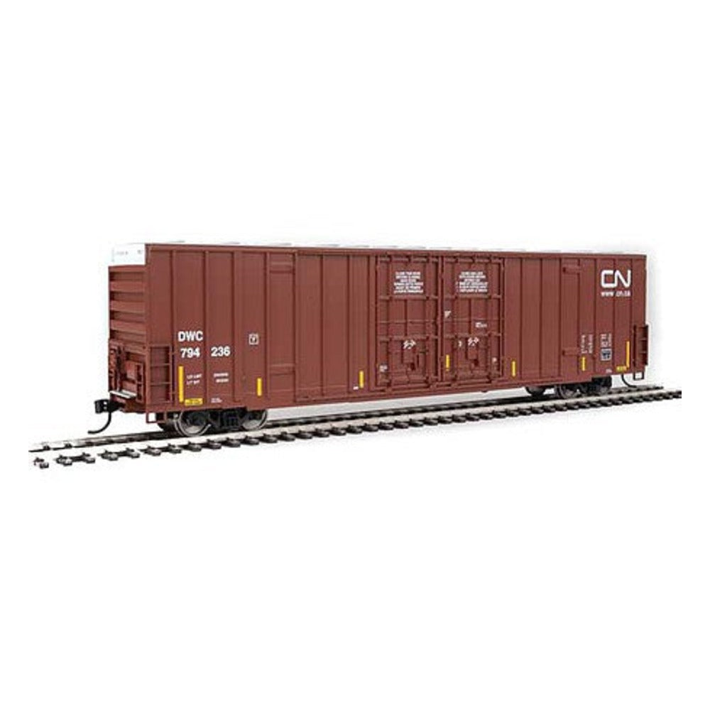 Walthers Mainline 910-2989 HO Scale 60' High-Cube Plate F Boxcar - Ready to Run -- Canadian National #794236 - DWC reporting marks