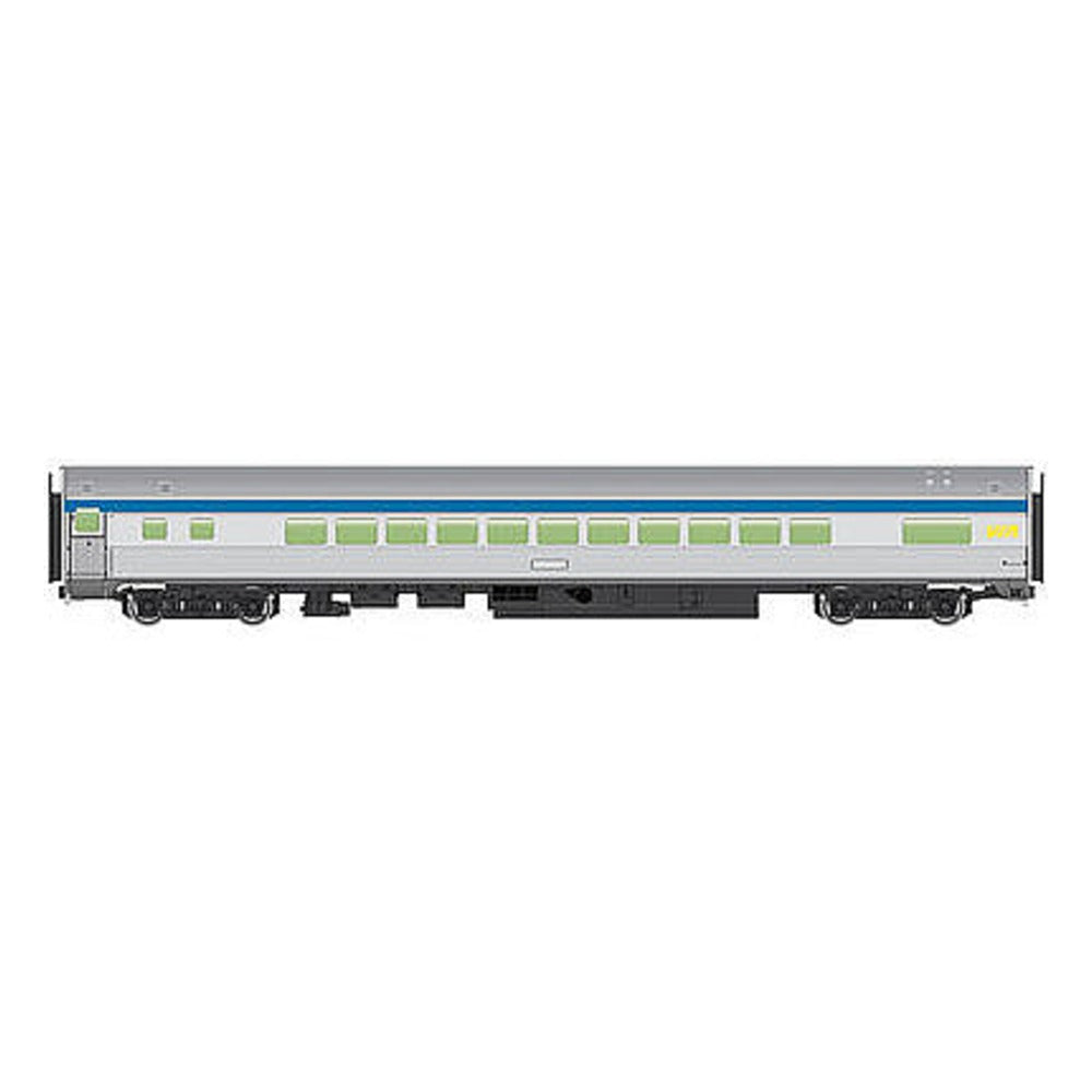Walthers Mainline 910-30205 HO Scale 85' Budd Coach Small Window RTR VIA Rail Canada