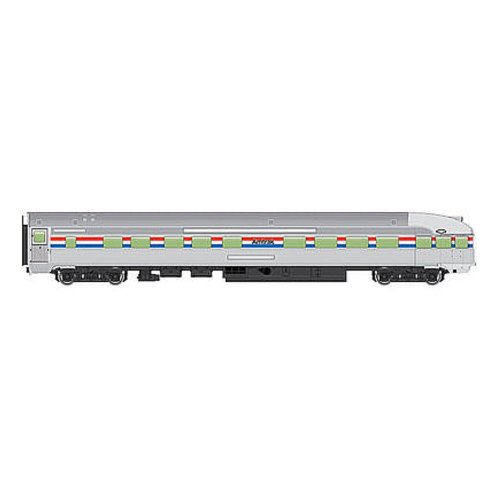 Walthers Mainline 910-30351 HO Scale 85' Budd Observation RTR Amtrak Phase III