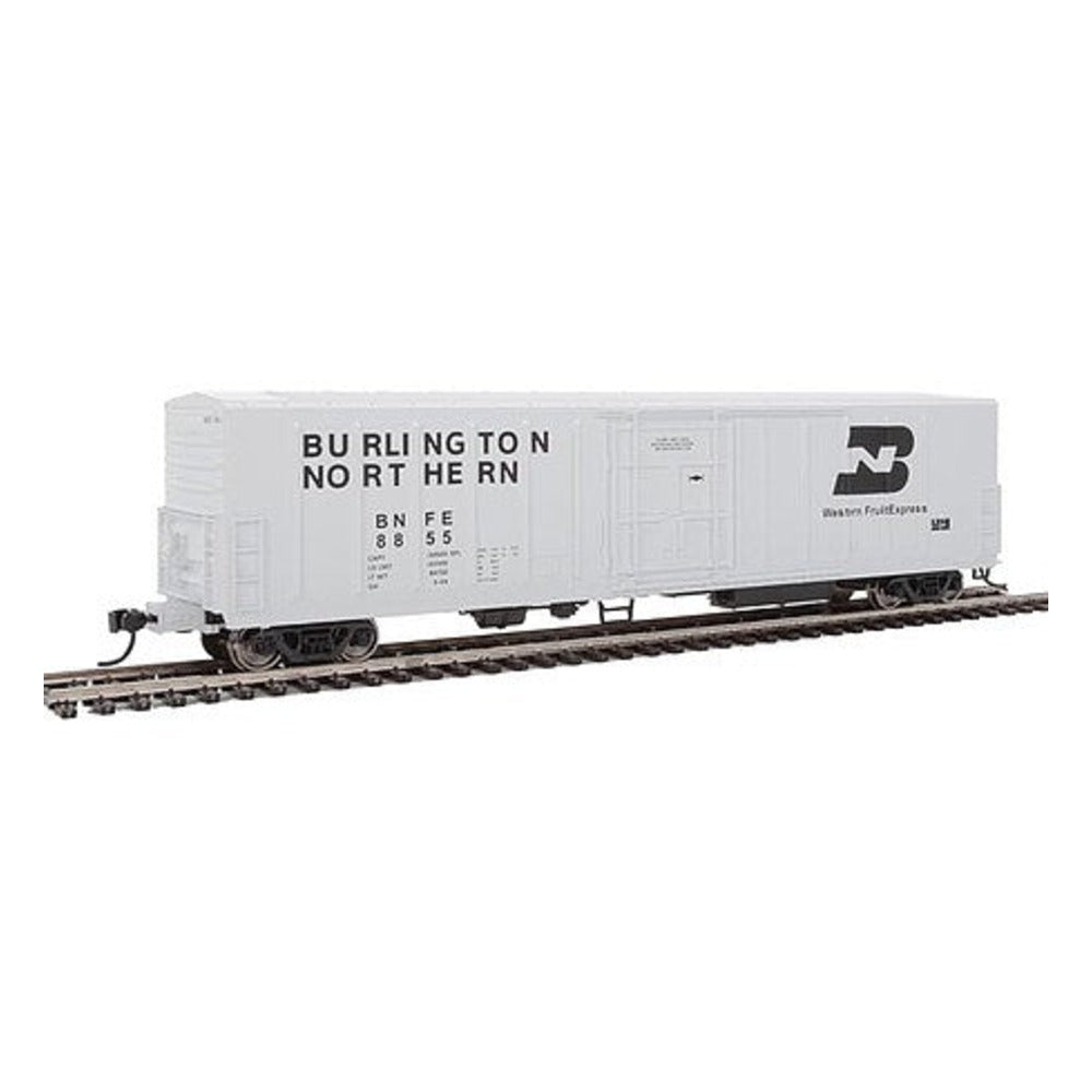 Walthers Mainline 910-3929 HO Scale 57' Mechanical Reefer - Ready to Run -- Burlington Northern BNSF #8855 (white, black, BN Logo)