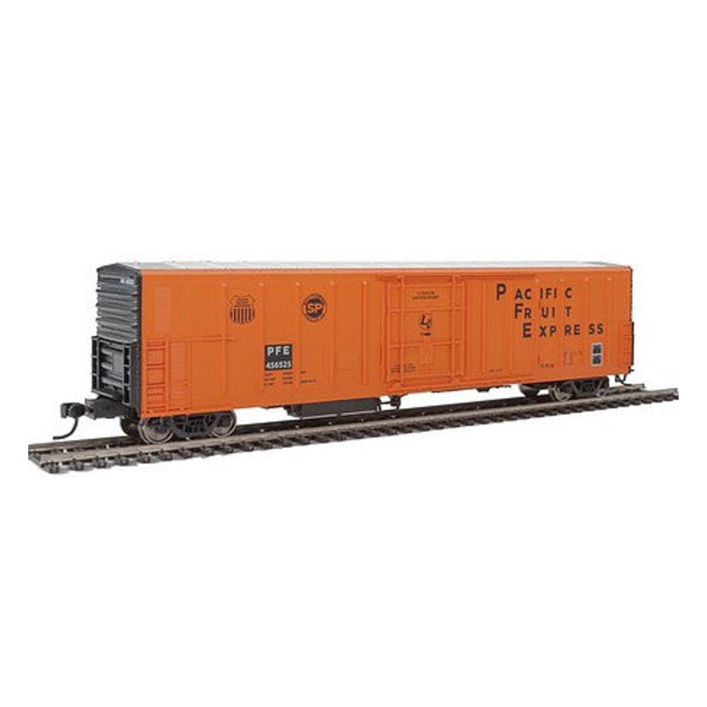 Walthers Mainline 910-3934 HO Scale 57' Mechanical Reefer - Ready to Run -- Pacific Fruit Express(TM) #456525 (orange, black)