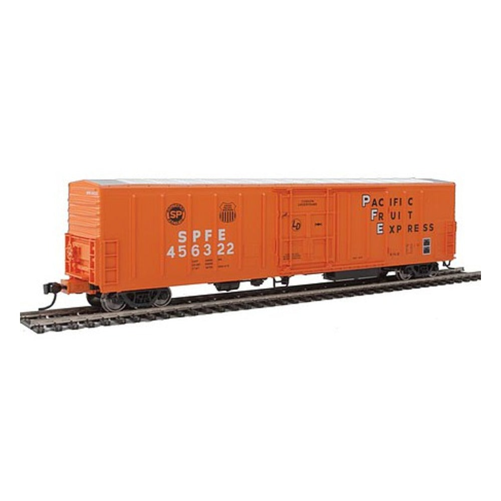 Walthers Mainline 910-3941 HO Scale 57' Mechanical Reefer - Ready to Run -- Southern Pacific Fruit Express(TM) #456322 (orange, black, white)