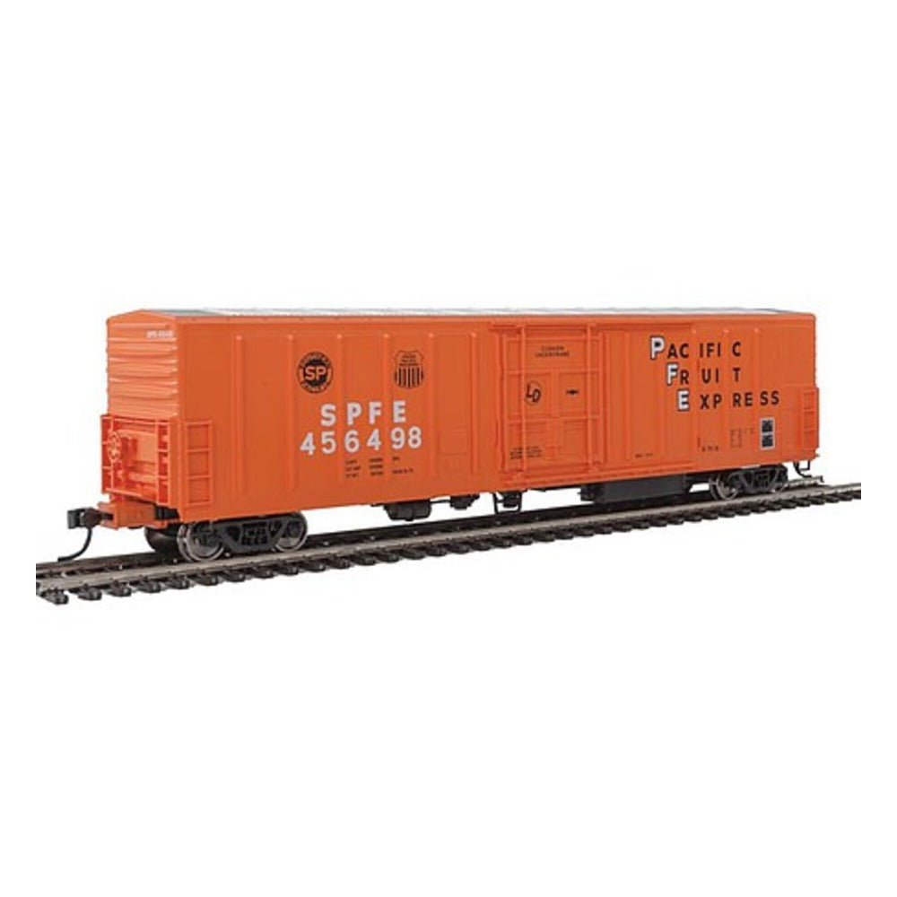 Walthers Mainline 910-3942 HO Scale 57' Mechanical Reefer - Ready to Run -- Southern Pacific Fruit Express(TM) #456498 (orange, black, white)