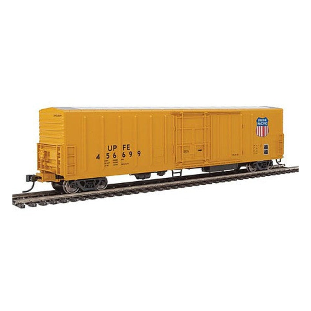 Walthers Mainline 910-3945 HO Scale 57' Mechanical Reefer - Ready to Run -- Union Pacific Fruit Express(R) UPFE #456699 (yellow, Shield Logo)