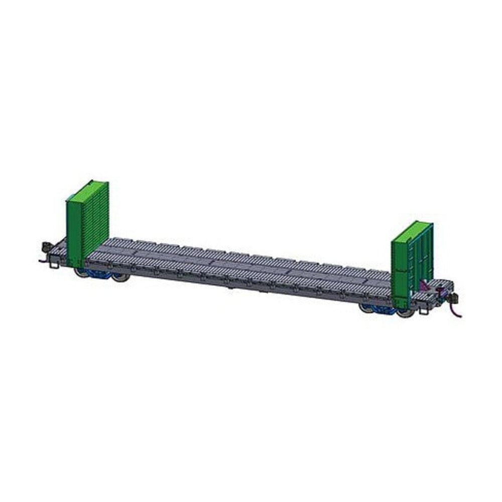 Walthers Mainline 5803 HO Scale 60' Pullman-Standard Bulkhead Flatcar (48' IL) - Ready to Run -- Canadian National #21308
