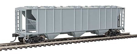 Walthers Mainline 7000 HO Scale 50' Pullman-Standard PS-2 2893 3-Bay Covered Hopper - Ready to Run -- Undecorated