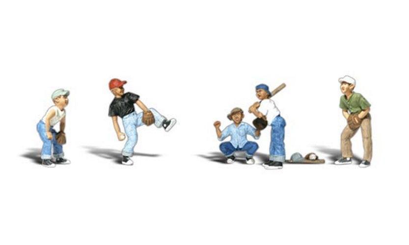 Woodland Scenics A1869 HO Scale Baseball Players I