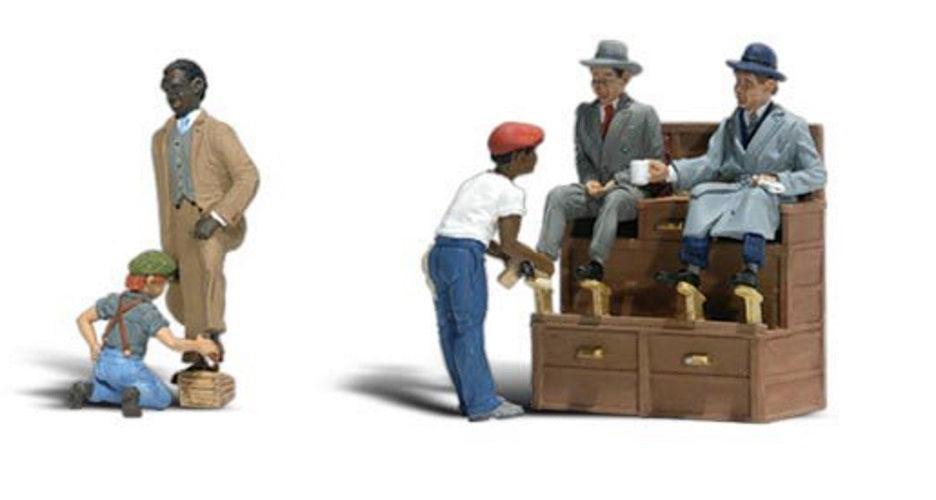 Woodland Scenics A2176 N Scale Shoe Shiners