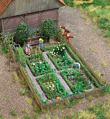 Walthers SceneMaster 1110 HO Vegetable Garden Kit