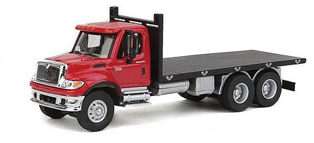 Walthers SceneMaster 11652 HO Int'l 7600 Flatbed Truck Red