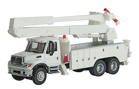 Walthers SceneMaster 11753 HO Int'l 7600 Utility Truck Lift White