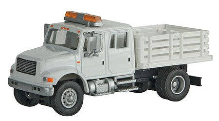 Walthers SceneMaster 11894 HO Int'l 4900 Stake Bed White MOW