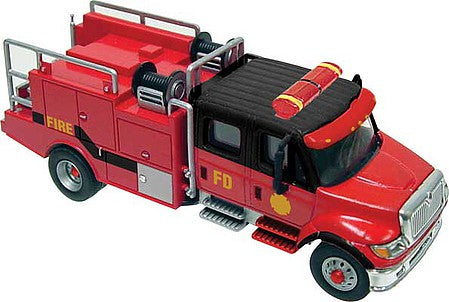 Walthers SceneMaster 11920 HO Int'l 7600 Brush Fire Truck Red