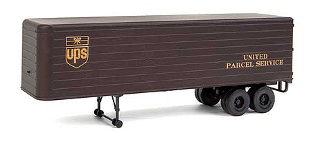 Walthers SceneMaster 2428 HO 35' Fluted Trailer UPS Bowtie
