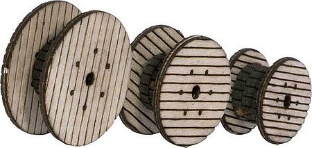 Walthers SceneMaster 4155 HO Cable Reels Laser-Cut Kit