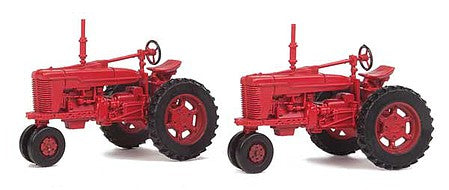 Walthers SceneMaster 4160 HO Farm Tractor 2-Pack Red