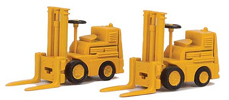 Walthers SceneMaster 4164 HO Forklift 2-Pack Yellow