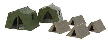 Walthers SceneMaster 4165 HO Camping Tents Set