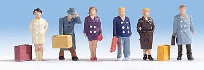 Walthers SceneMaster 6023 HO City Travelers pkg(6)