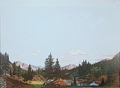 Walthers SceneMaster 702 HO Background Scene Tall Timber