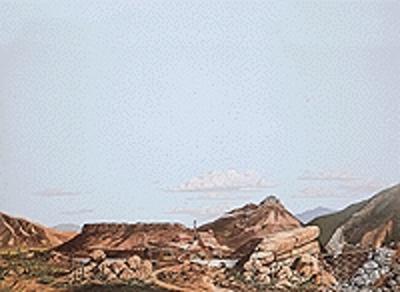 Walthers SceneMaster 704 HO Background Scene Desert Mountain