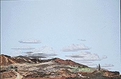 Walthers SceneMaster 707 HO Background Scene Desert Country