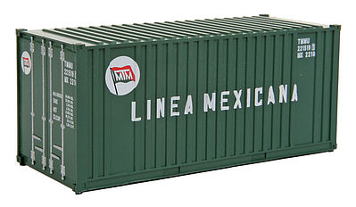 Walthers SceneMaster 8008 HO 20' Container Linea Mexicana