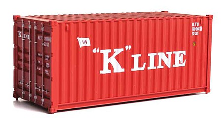 Walthers SceneMaster 8073 HO 20' Container K-Line