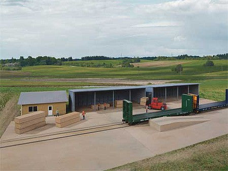 Walthers Cornerstone 4106 HO Modern Lumber Transload Kit