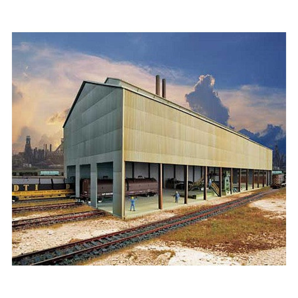 Walthers Cornerstone 4601 HO Scale Rolling Mill with Reversing Mill Stand -- Kit - 32 x 11-1/8 x 10" 81.3 x 28.26 x 25.4cm