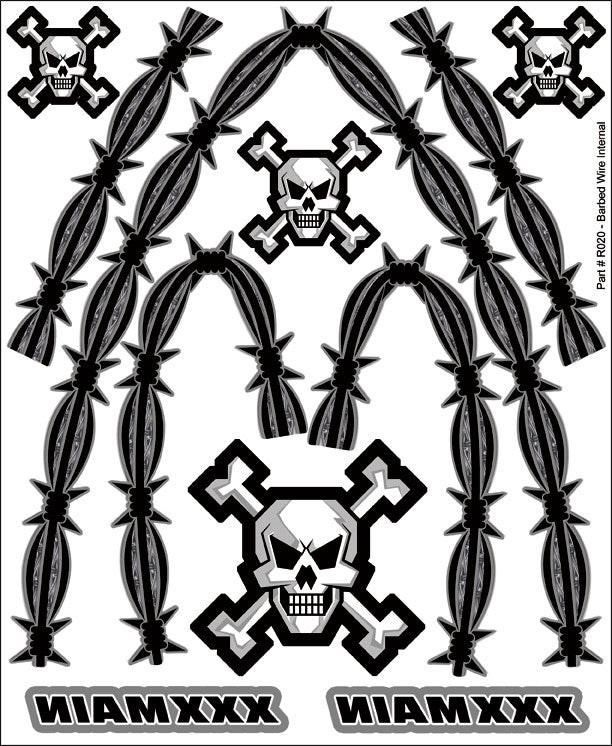 XXX Main Racing XXXR020 Barbed Wire Internal Graphic