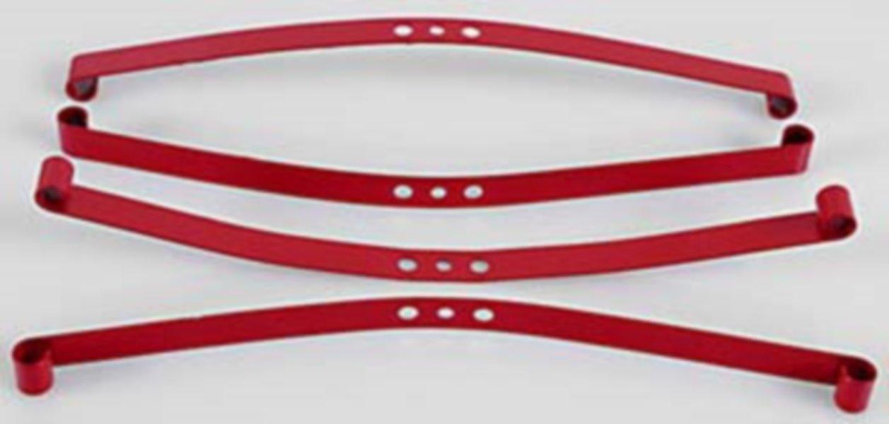 RC4WD Z-S0570 Red Super Soft Flex Leaf Springs Tamiya F-350 / Hilux Trail Finder
