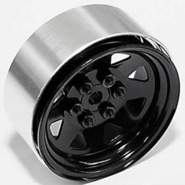 RC4WD Z-W0130 6 Lug Wagon 1.9" Steel Stamped Beadlock Wheels (2) SCX10