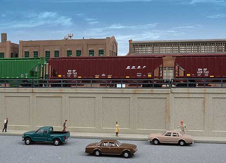 Walthers Cornerstone 933-3882 N Scale Urban Retaining Walls -- Kit