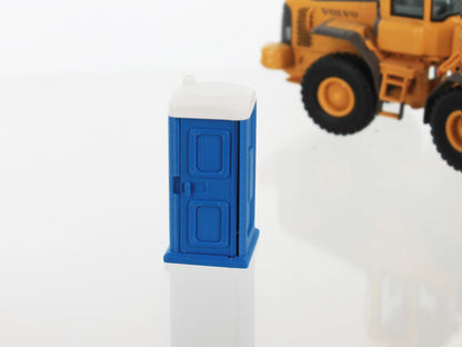 3D To Scale 50-141-BL 1/50 Porta-Potty, Blue and White