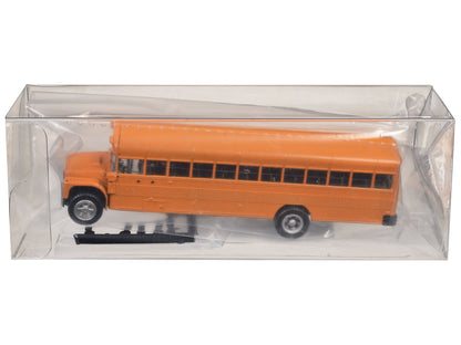 School Bus Yellow with Stop Sign 1/87 (HO) Plastic Model by Promotex  free shipping USA
